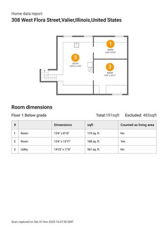 308 W FLORA Street, Valier, IL 62891