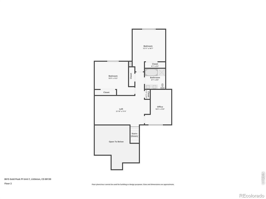 Image 23 of property listing at 8615 Gold Peak Place #F, Highlands Ranch, CO 80130
