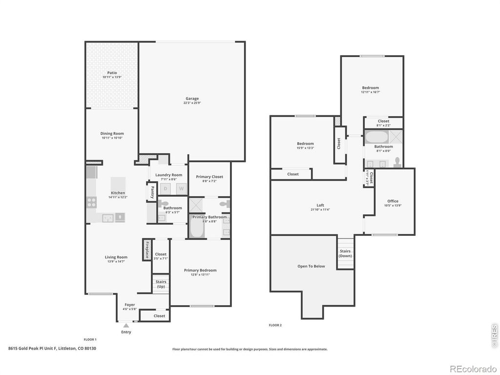 Image 24 of property listing at 8615 Gold Peak Place #F, Highlands Ranch, CO 80130