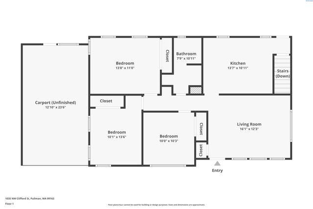 1035 NW Clifford St, Pullman, WA 99163