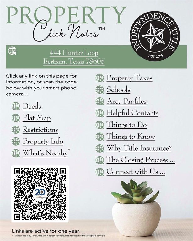 444 Hunter LOOP, Bertram, TX 78605