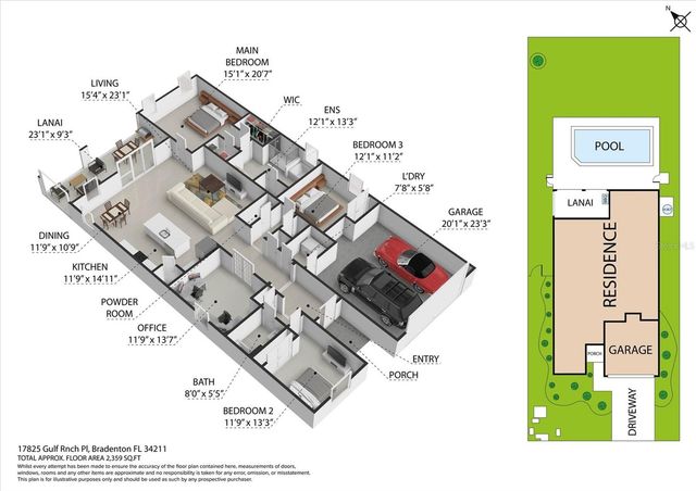 17825 GULF RANCH PLACE, Bradenton, FL 34211