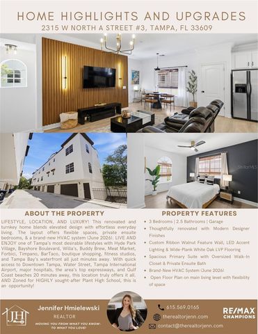 2315 W NORTH A STREET 3, Tampa, FL 33609