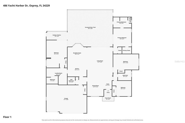 486 YACHT HARBOR DRIVE, Osprey, FL 34229