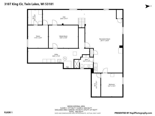 3107 King CIRCLE, Twin Lakes, WI 53181