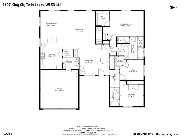 3107 King CIRCLE, Twin Lakes, WI 53181