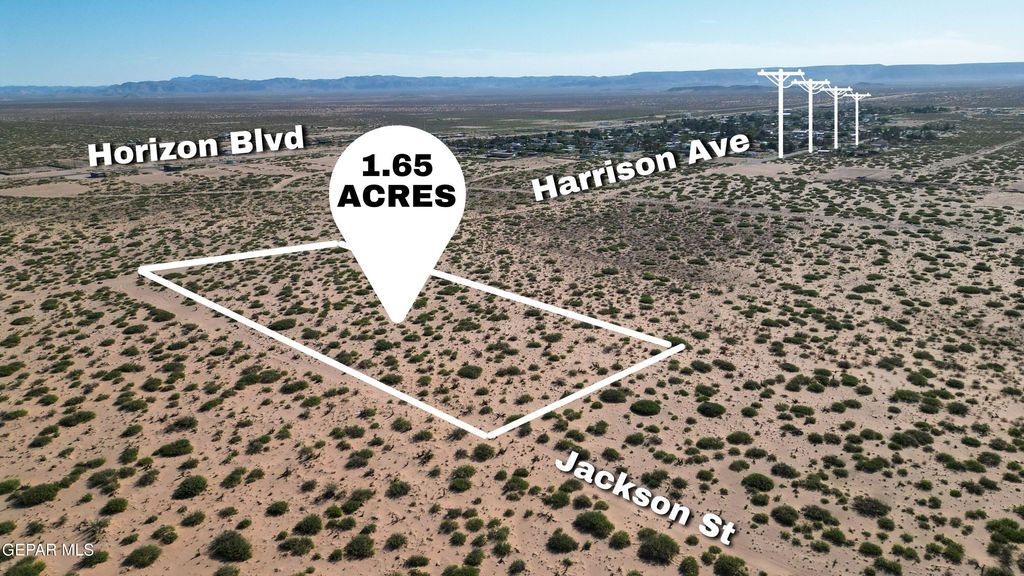 1.65 Acres Jackson Street, Horizon City, TX 79928
