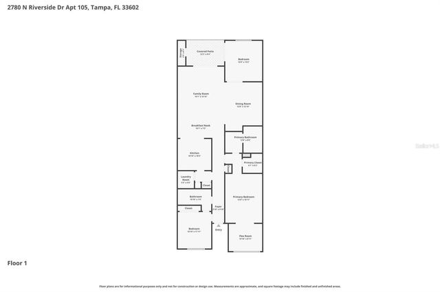 2780 N RIVERSIDE DRIVE 105, Tampa, FL 33602