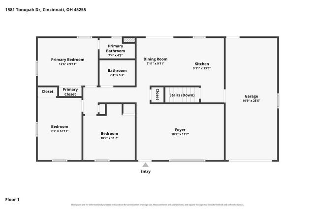 1581 Tonopah Drive, Anderson Twp, OH 45255