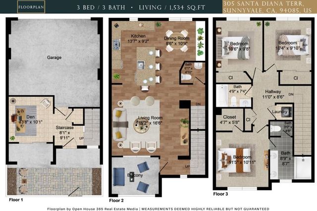 305 Santa Diana Terrace, Sunnyvale, CA 94085