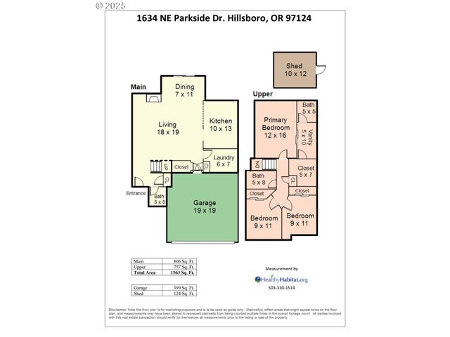1634 Ne PARKSIDE Dr, Hillsboro, OR 97124
