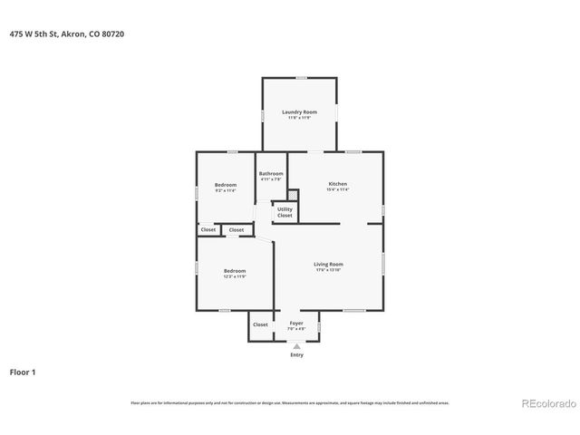 475 W 5th St, Akron, CO 80720