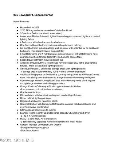 905 Bowsprit Point, Lanoka Harbor, NJ 08734