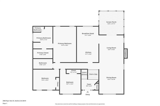 3980 Piper Glen Drive, Buford, GA 30519