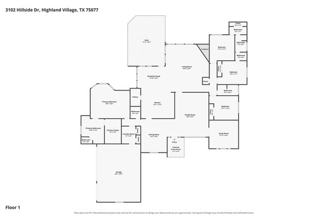 3102 Hillside Drive, Highland Village, TX 75077