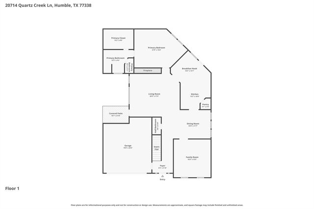 20714 Quartz Creek Lane, Humble, TX 77338