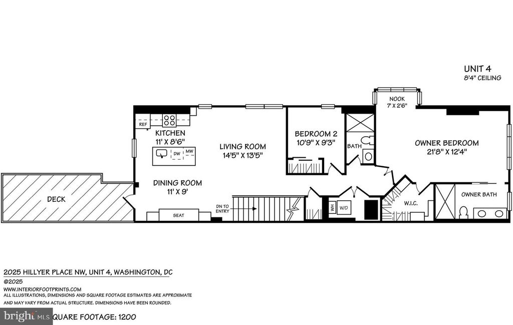 2025 HILLYER PL NW #4, Washington, DC 20009