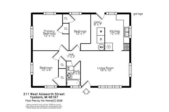 211 W Ainsworth Street, Ypsilanti, MI 48197
