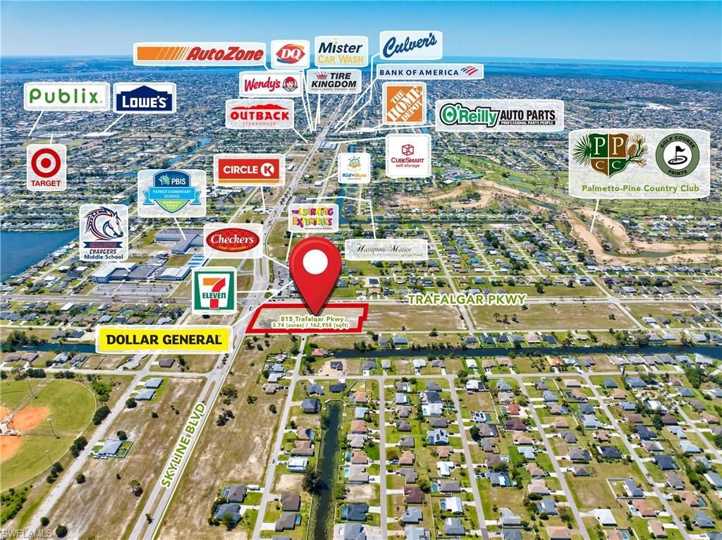 815 Trafalgar PKWY W, CAPE CORAL, FL 33991 — exterior