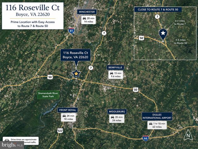 116 ROSEVILLE CT, Boyce, VA 22620
