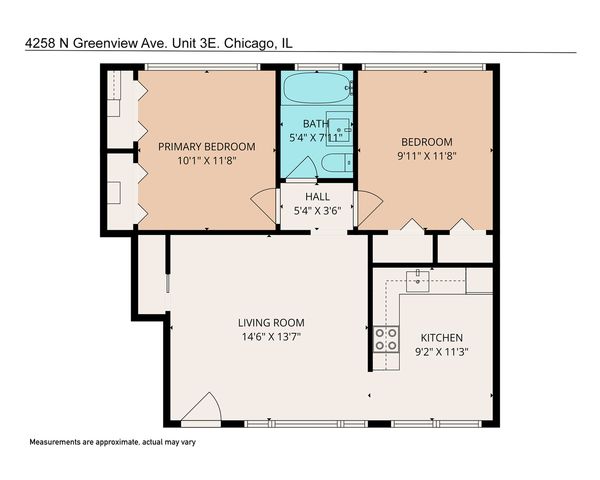 4258 N Greenview Avenue 3E, Chicago, IL 60613