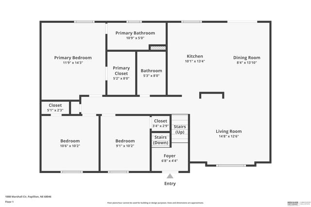 1008 Marshall Circle, Papillion, NE 68046