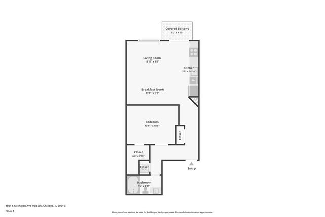 1801 S Michigan Avenue 505, Chicago, IL 60616