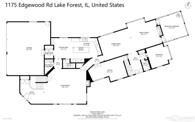 1175 Edgewood Road, Lake Forest, IL 60045