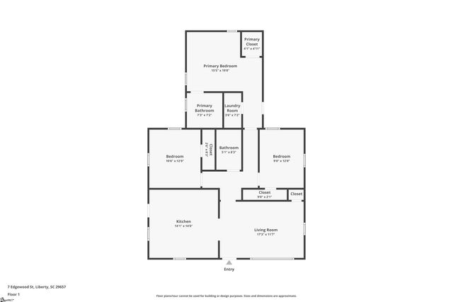 7 Edgewood Street, Liberty, SC 29657