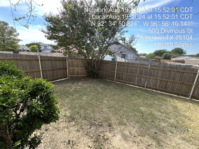 500 Olympus Street, Cedar Hill, TX 75104