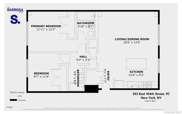 353 E 104 Street 9C, New York (manhattan), NY 10029