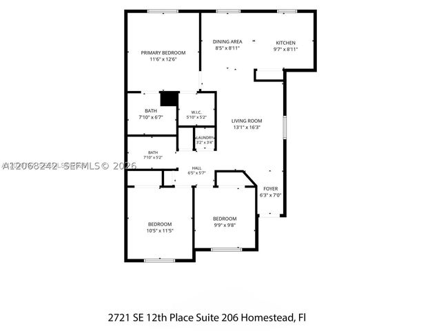 2721 SE 12th Pl 206, Homestead, FL 33035