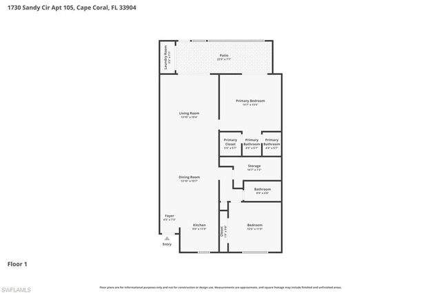 1730 Sandy CIR 105, Cape Coral, FL 33904