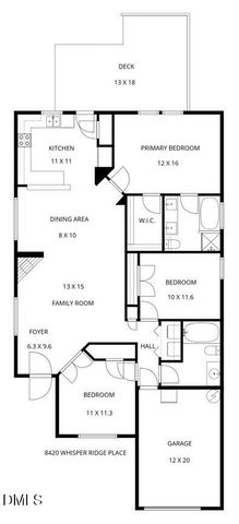 8421 Whisper Ridge Place, Raleigh, NC 27613