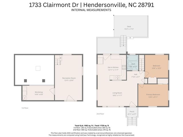 1733 Clairmont Drive, Hendersonville, NC 28791