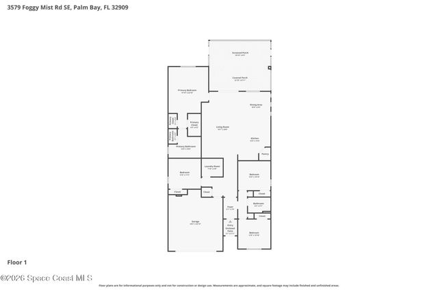 3879 Foggy Mist Road SE, Palm Bay, FL 32909