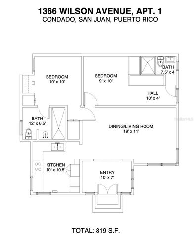1366 WILSON AVE 1, San Juan, PR 00907