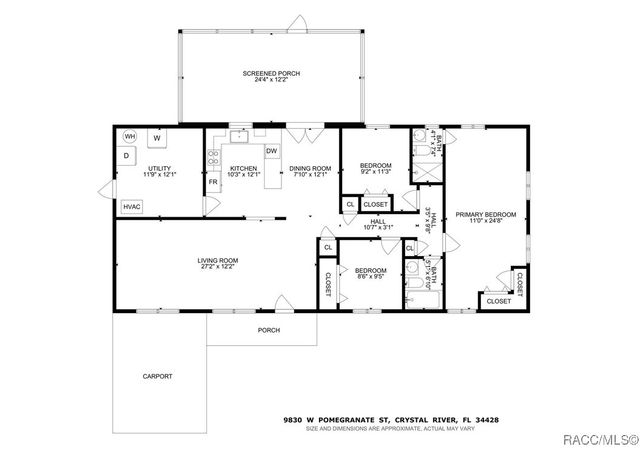 9830 W Pomegranate Street, Crystal River, FL 34428