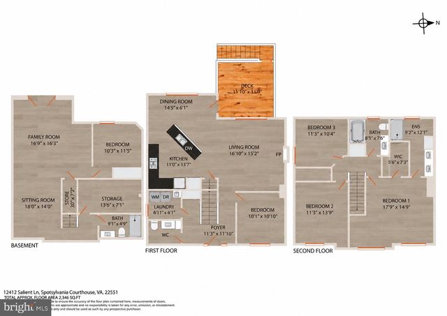 12412 SALIENT LN, Spotsylvania, VA 22551