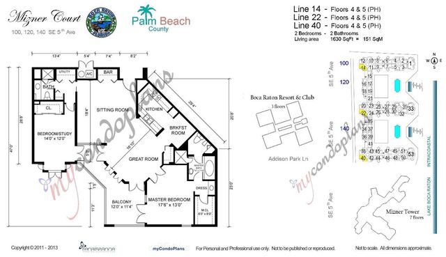 100 SE 5th Avenue Ph-14, Boca Raton, FL 33432