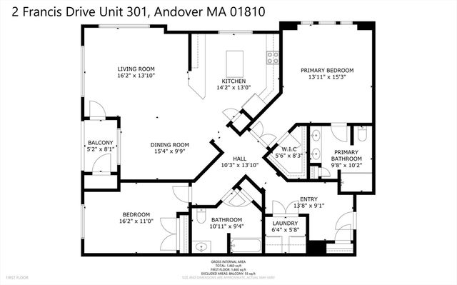 2 Francis Dr 301, Andover, MA 01810