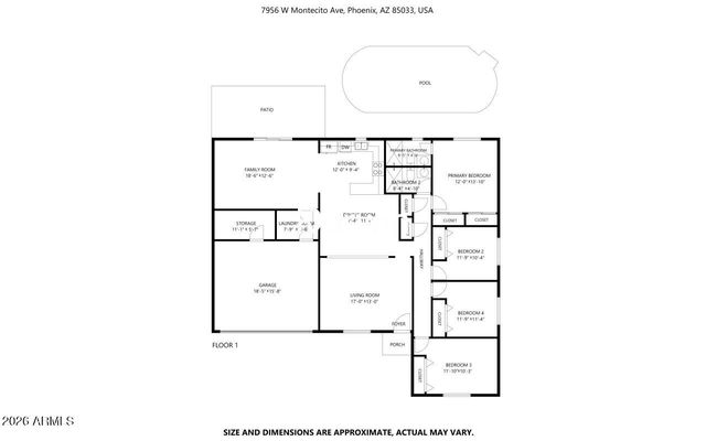 7956 W MONTECITO Avenue, Phoenix, AZ 85033