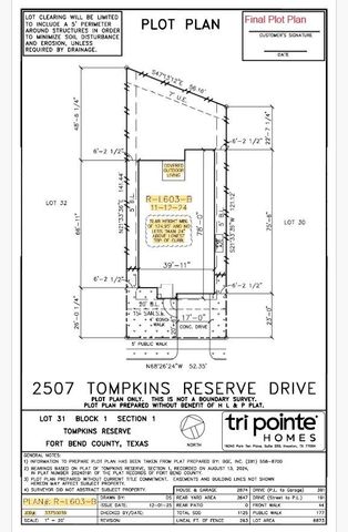 2507 Tompkins Reserve Drive, Katy, TX 77494