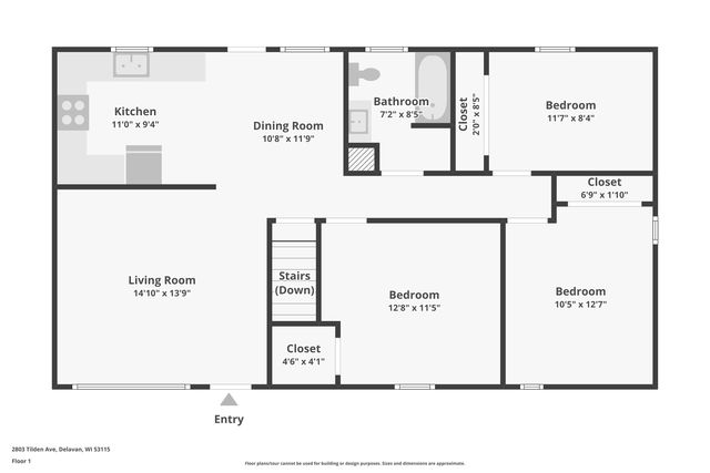 2803 Tilden AVENUE, Delavan, WI 53115