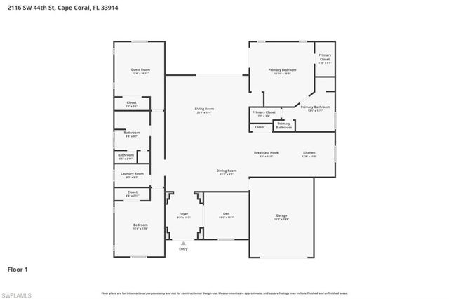 2116 SW 44th ST, Cape Coral, FL 33914