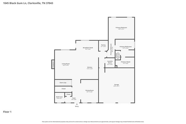 1045 Black Gum Ln, Clarksville, TN 37043