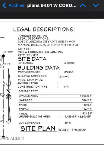 9401 W CORONADO Drive, Arizona City, AZ 85123