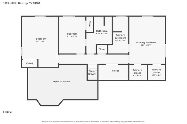 1509 Hill ST, Bastrop, TX 78602