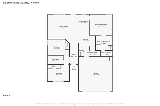 198 Emma Rose Drive, Katy, TX 77493
