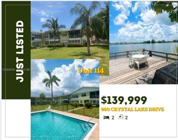 960 Crystal Lake Drive 114, Deerfield Beach, FL 33064